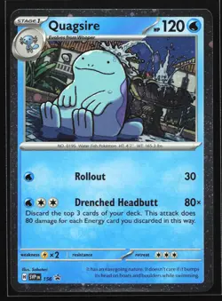Quagsire 156 SV: Scarlet & Violet Black Star Promo Pokemon Card - Image 1