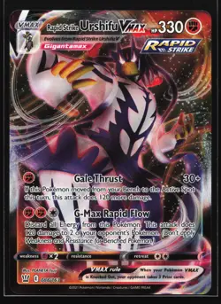 Rapid Strike Urshifu VMAX 088/163 SWSH05: Battle Styles Ultra Rare Pokemon Card - Image 1