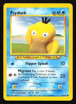 Psyduck 79/105 Neo Destiny Common Pokemon Card - Image 1