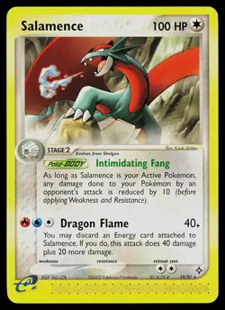 Pokemon Card - Salamence EX Dragon 19/97 Rare Non-Holo - Image 1