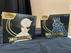 Pokemon TCG Mega Evolution Elite Trainer Box ETB Lot of 2 Lucario and Gardevoir - Image 1