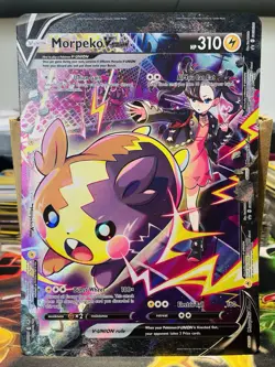 Pokemon Morpeko V-Union SWHS287/288/289/290 JUMBO/OVERSIZED Black Star Promo - Image 2