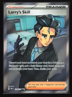 Pokemon Larry's Skill 139/131 Prismatic Evolutions Ultra Rare Full Art Holo NM - Image 1