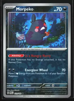Pokemon Morpeko 121/182 Paradox Rift Reverse Holo Rare NM - Image 1