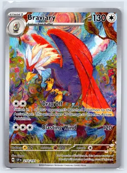 Braviary 214/191 Surging Sparks Illustration Rare Pokemon TCG - Image 1