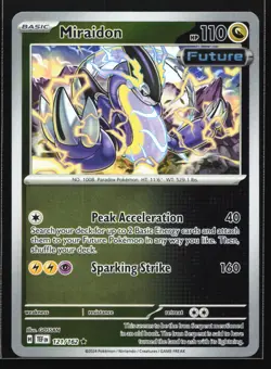 Pokemon Miraidon 121/162 Temporal Forces Reverse Holo Rare NM - Image 1