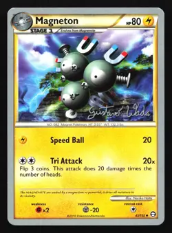 Pokemon Magneton 43/102 HGSS Triumphant World Championships 2011 NM - Image 1