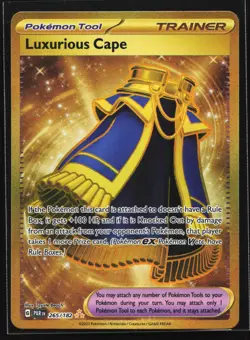 Pokemon Luxurious Cape 265/182 Paradox Rift Gold Hyper Rare Holo NM - Image 1