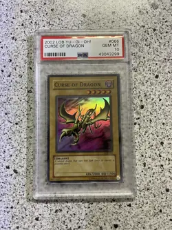 Yugioh Gala The Fierce Knight Lob-006, Curse Of Dragon Lob-066 PSA 10 OG Print - Image 3
