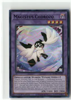 Yugioh Magistus Chorozo SUDA-EN100 Super Rare 1st Ed NM - Image 1