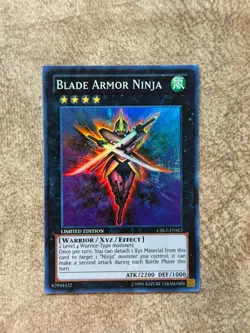 Blade Armor Ninja CBLZ-ENSF2 Yu-Gi-Oh Limited Edition NM - Image 1