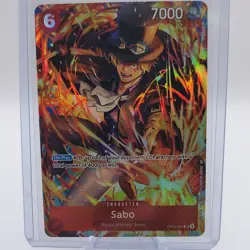 Sabo OP05-007 SR Alternate Art Illustration Box Vol. 5 Promo Card Holo One Piece - Image 1