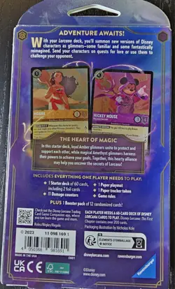 Disney Lorcana First Chapter Starter Deck Amber & Amethyst - Image 2