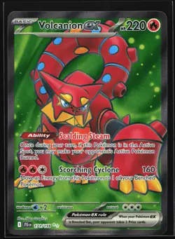 Volcanion ex 171/159 SV09: Journey Together Ultra Rare Pokemon Card - Image 1