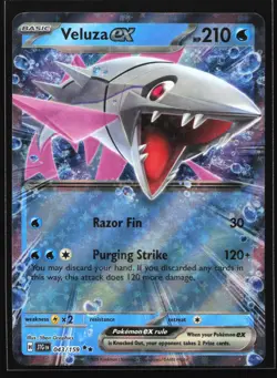 Veluza ex 043/159 Journey Together Double Rare Pokemon Card - Image 1