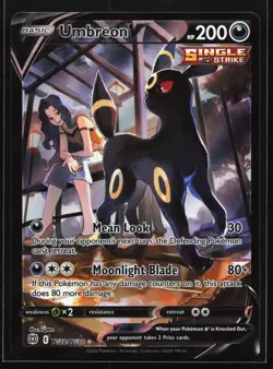 Umbreon V TG22 SWSH09: Brilliant Stars Trainer Gallery Ultra Rare Pokemon Card - Image 1