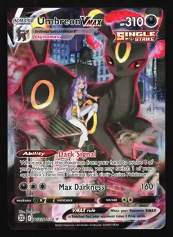 Umbreon VMAX TG23 SWSH09 Brilliant Stars Trainer Gallery Ultra Rare Pokemon Card - Image 1