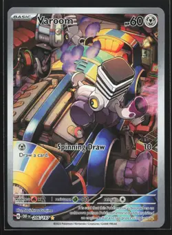 Varoom 206/197 SV03: Obsidian Flames Illustration Rare Pokemon Card - Image 1