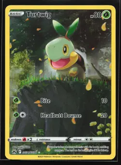 Turtwig GG31/GG70 Crown Zenith: Galarian Gallery Ultra Rare Pokemon Card - Image 1