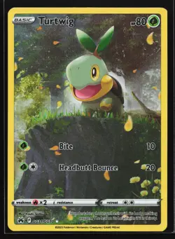Turtwig GG31/GG70 Crown Zenith: Galarian Gallery Ultra Rare Pokemon Card - Image 1