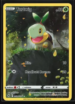 Turtwig GG31/GG70 Crown Zenith: Galarian Gallery Ultra Rare Pokemon Card - Image 1