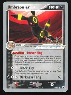 Umbreon ex 112/115 World Championships 2006 Ultra Rare Pokemon Card - Image 1