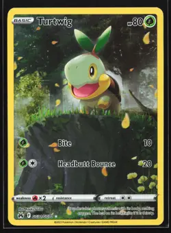 Turtwig GG31 Crown Zenith Galarian Gallery Ultra Rare Pokemon Card - Image 1