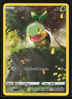 Turtwig GG31 Crown Zenith Galarian Gallery Ultra Rare Pokemon Card - Image 1