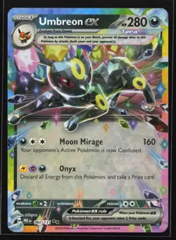 Umbreon ex 060/131 Prismatic Evolutions Double Rare Pokemon Card - Image 1