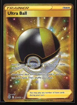 Ultra Ball 186/172 SWSH09: Brilliant Stars Secret Rare Pokemon Card - Image 1