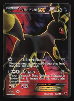 Umbreon EX (Full Art) 119/124 XY - Fates Collide Ultra Rare Pokemon Card - Image 1
