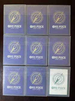 One Piece CCG Mixed Set 9-Card Holo/Foil Lot - Image 2