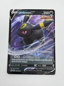 Umbreon V Sword & Shield Black Star Promo Code Card Holo SWSH203 Ships Next Day - Image 1