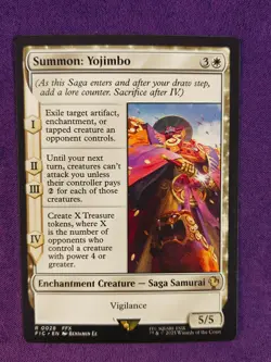 Summon: Yojimbo 28 R Normal FIC MTG NM - Image 1