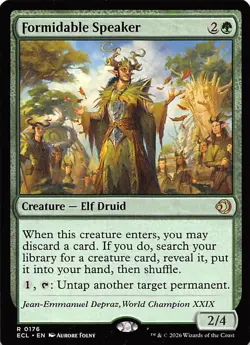 Formidable Speaker 176 Lorwyn Eclipsed Magic the Gathering - Image 1
