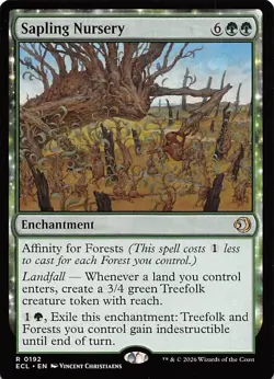 Sapling Nursery 192 Lorwyn Eclipsed Magic the Gathering - Image 1