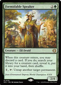 Formidable Speaker 176 Lorwyn Eclipsed Magic the Gathering - Image 1