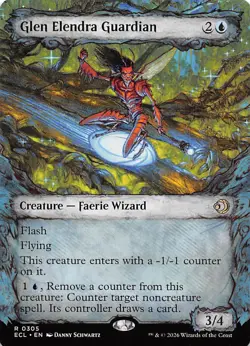 Glen Elendra Guardian Showcase 305 Lorwyn Eclipsed Magic the Gathering - Image 1