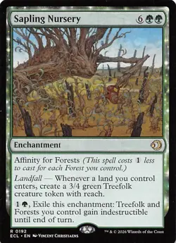 Sapling Nursery 192 Lorwyn Eclipsed Magic the Gathering - Image 1