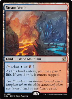 Steam Vents 267 Lorwyn Eclipsed Magic the Gathering - Image 1