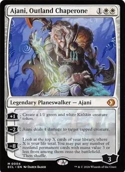 Ajani Outland Chaperone 4 Lorwyn Eclipsed Magic the Gathering - Image 1