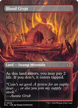Blood Crypt Borderless 349 Lorwyn Eclipsed Magic the Gathering - Image 2