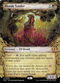 Bloom Tender Showcase 324 Lorwyn Eclipsed Magic the Gathering - Image 1
