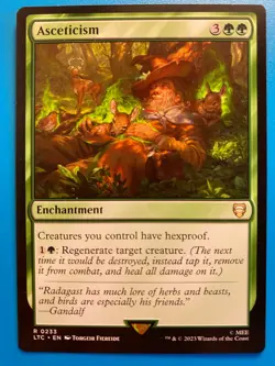 MTG 1x Asceticism # 233 Commander Lord of the Rings Magic the Gathering x1 NM - Image 1