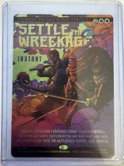 Settle the Wreckage #2372 FOIL TMNT Secret Lair Drop SLD MTG NM - Image 1