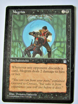 MTG Megrim Stronghold Moderate Play!! - Image 1