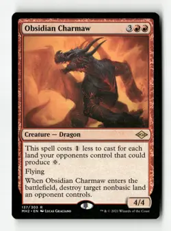Obsidian Charmaw - #137 - Non Foil - MTG - Near Mint - Image 1