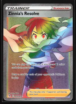 Zinnia's Resolve 225/203 SWSH07: Evolving Skies Secret Rare Pokemon Card - Image 1