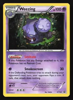 Weezing XY163 XY Holo Black Star Promo Pokemon Card - Image 1