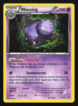 Weezing XY163 XY Black Star Promo Pokemon Card - Image 1